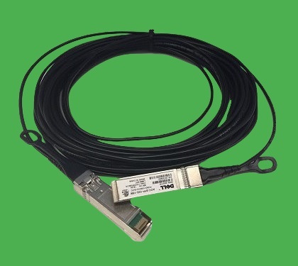 470-ABLV Dell 2M 10GbE SFP+ to SFP+ Active Optical Cables